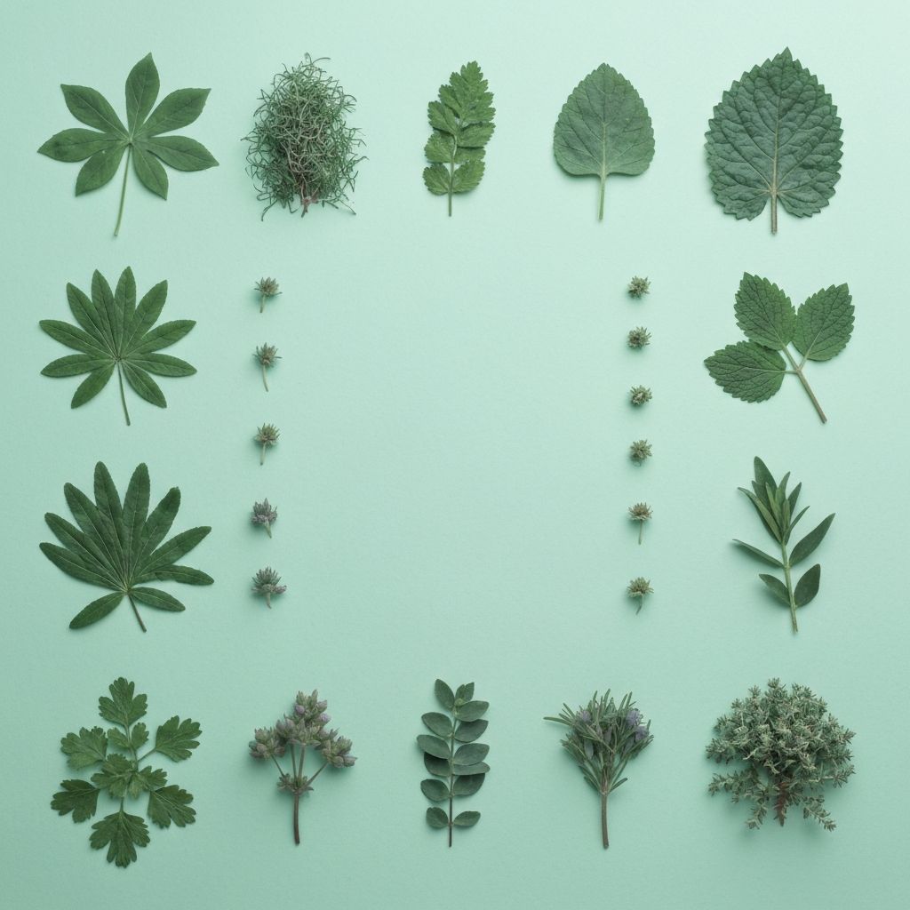 Botanische Pflanzensammlung