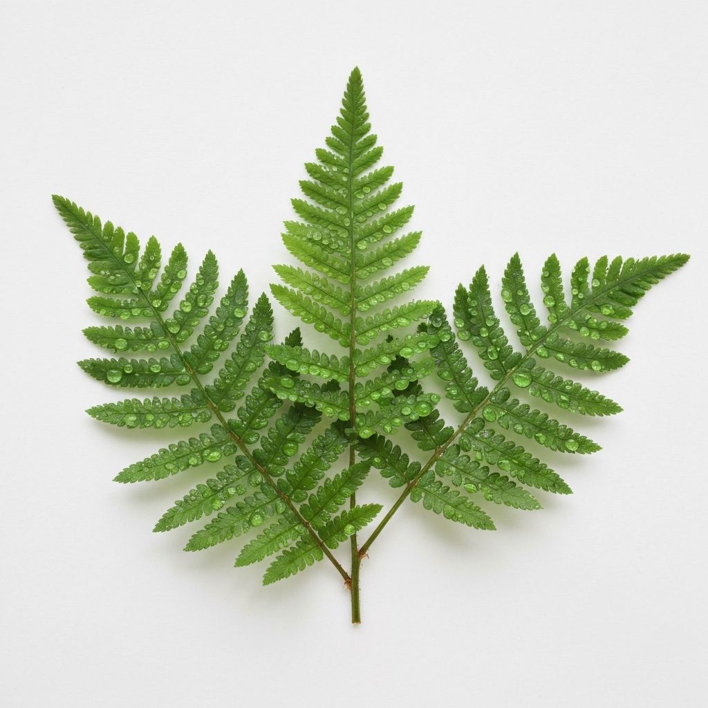 Hochwertige botanische Spezimen mit Wassertropfen